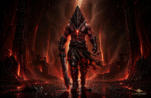 Infernal Warden – Dark Fantasy Warrior Art