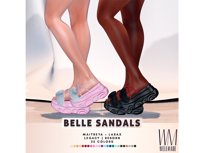 [WellMade] Belle Sandals