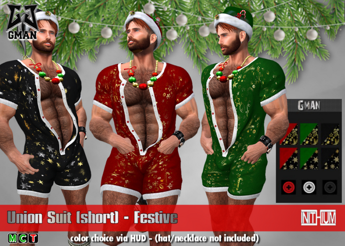 [GMan] CH - Union Suit - Festive_KAR