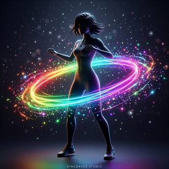  Rainbow Hula Hoop FX 