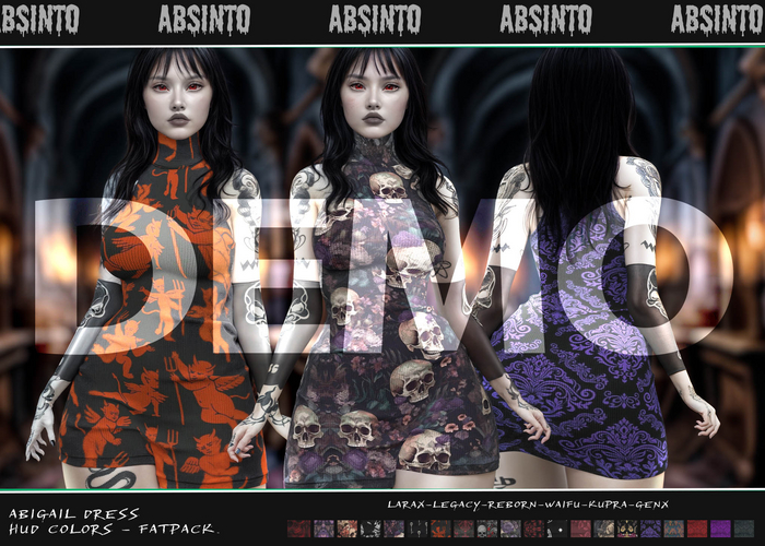 :::ABSINTO::ABGAIL_DRESS:::DEMO