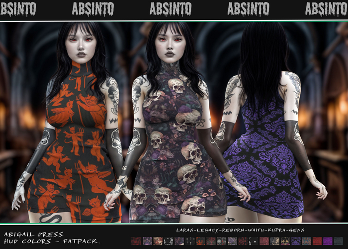 :::ABSINTO::ABGAIL_DRESS:::FATPACK