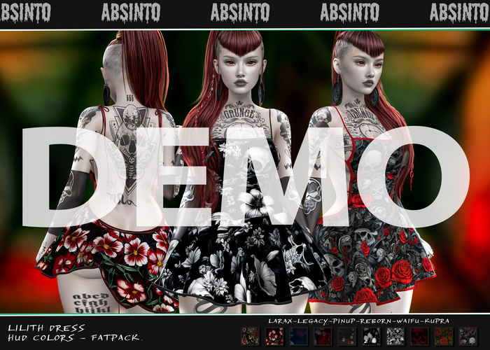 :::ABSINTO::LILITH_DRESS:::DEMO