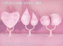Cotton candy trees set - Pink