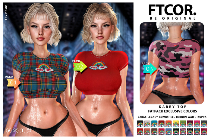 :::FTCOR:::KARRY_TOP::: PACK 1