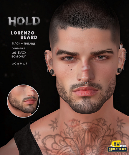 HOLD - LORENZO BEARD EVOX (BOM)