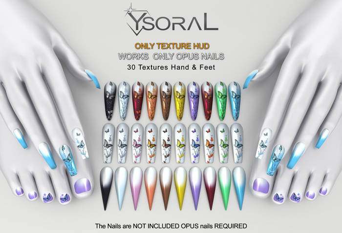 - YsoraL - .: 30 colors Applier OPUS Nails :. ( Butterfly )