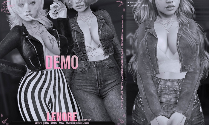 *B.D.R.* Lenore -Jacket w/ Top- DEMO