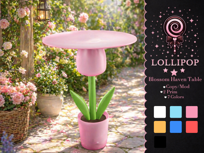 Lollipop <3 Blossom Haven Table & Porcelain Froggy FATPACK