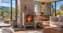<Aphrodite> Wood burning Stove (Beige)