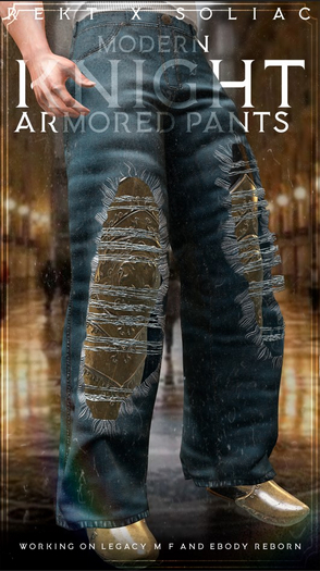 [REKTxSOLIAC] MODERN KNIGHT ARMORED PANTS [FATPACK]
