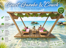 evh Coast Gazebo & Couch