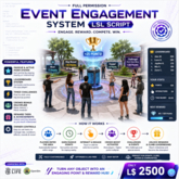 Event Engagement System LSL Script – Gamified Crowd Interaction, Leaderboard, Timed Challenges, Reward System -Full Perm