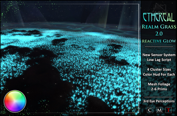 Ethereal Realm Grass // 2.0 Reactive Glow