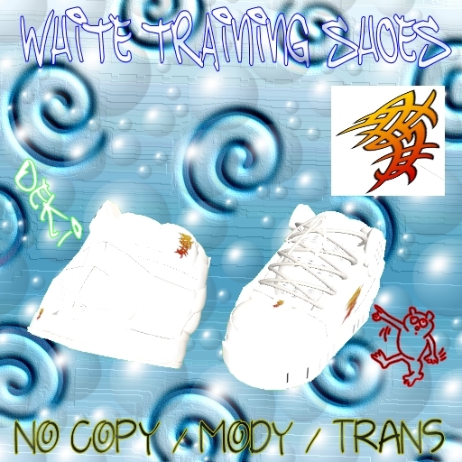 white training shoes