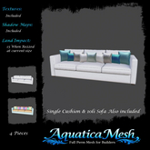 Aquatica Mesh - AM026359 Kims Nautical Set Sofa