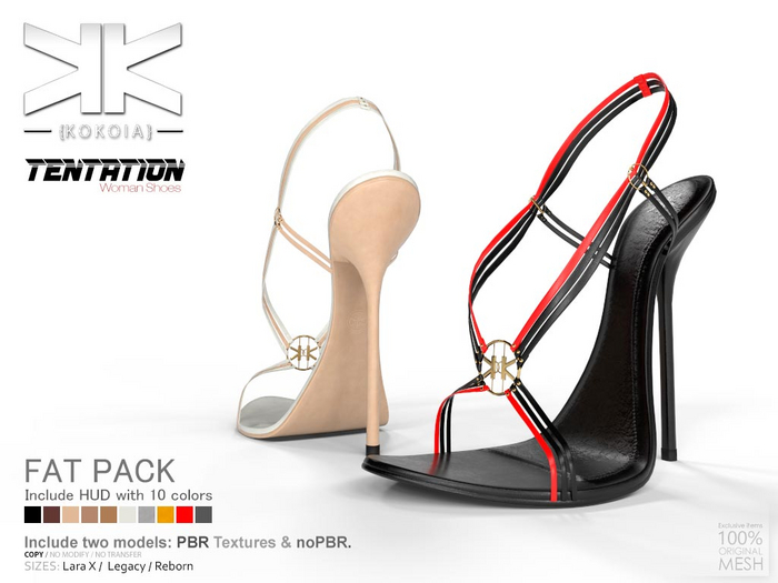 Tentation :: Woman Shoes :: Fat Pack :: {kokoia}