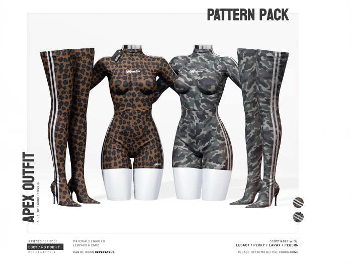 BASHKA - Apex Outfit (Pattern Pack)