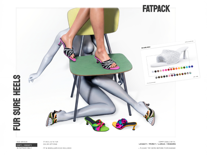 BASHKA - Fur Sure Heels (FATPACK)