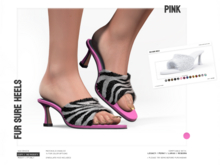 BASHKA - Fur Sure Heels (Pink)
