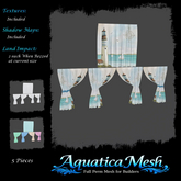 Aquatica Mesh - AM026366 Kims Nautical Set Curtains