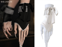 SOJOUR - Beata gloves - ivory