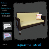 Aquatica Mesh - AMEE20250438 Dark Patio Sofa