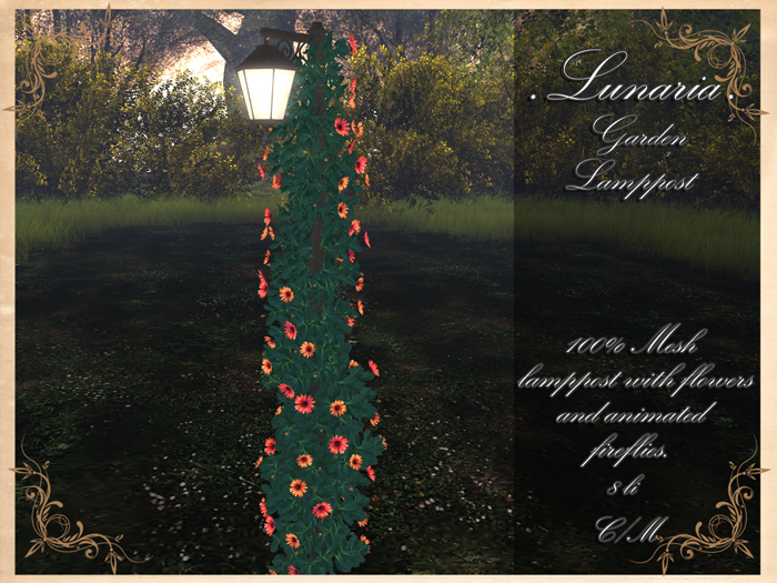 .Lunaria. Garden Lamppost 