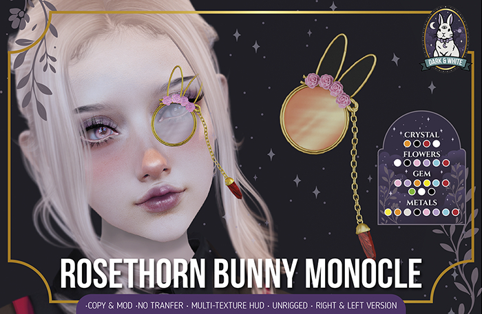 D&W//Rosethorn Bunny Monocle 