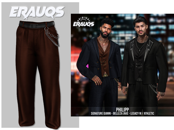 [ ERAUQS ] - Philipp Pants - 01