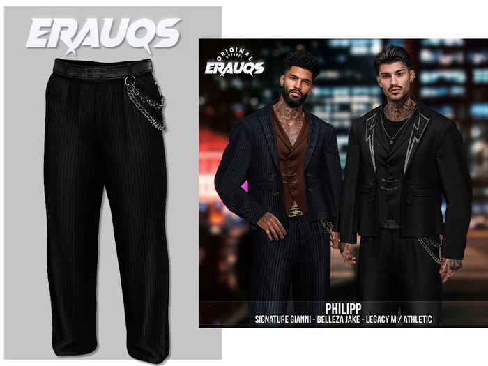 [ ERAUQS ] - Philipp Pants - 10