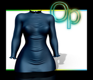 Navy Angela Dress LARAX