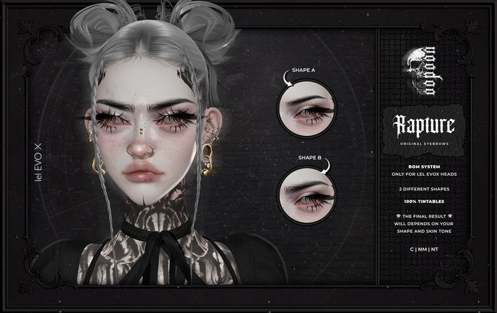 voodoo. Rapture Eyebrows Set - lel EVOX