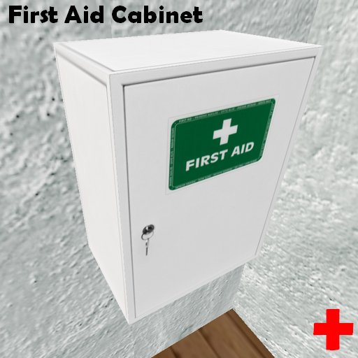 First Aid Cabinet (1 prim)