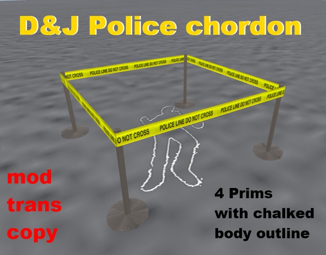 D&J Police chordon (boxed)