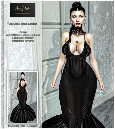 Anastyle - AKASHA BLACK LEATHER Outfit