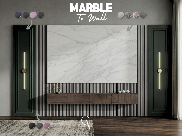 Marble Tv Wall - CANARUN (Rezzme)