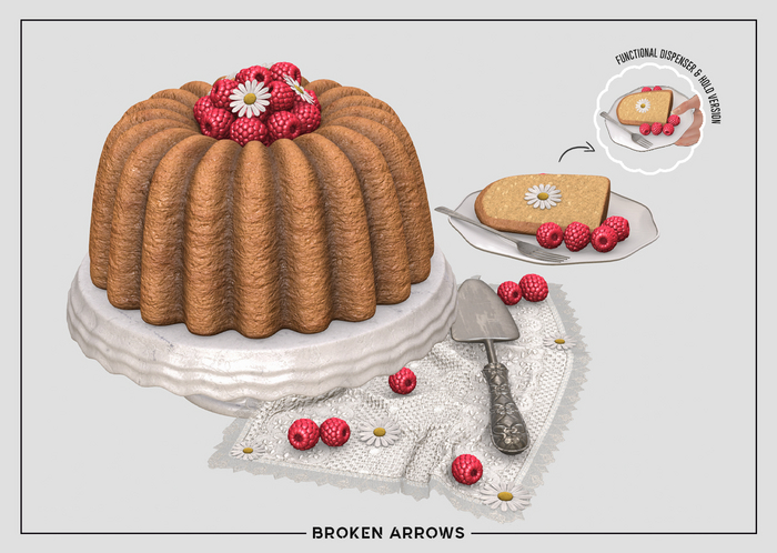 BROKEN ARROWS - Berry's Cake - Vanilla & Raspberry