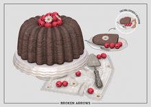 BROKEN ARROWS - Berry's Cake - Chocolate & Raspberry