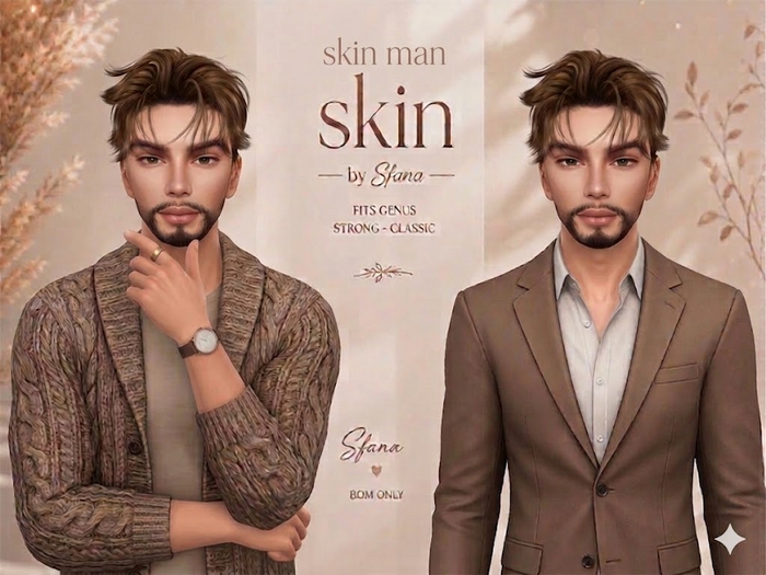 SLPANA Male Skin (Man) – Realistic HD Look + BONUS PROMO GIFT 