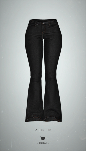 -Pixicat- Mabel Jeans (Black)