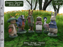Beatrix Garden Statue Set