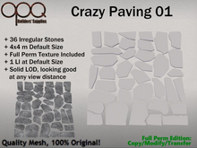 Full Perm 1 LI Crazy Paving - OPQ Crazy Paving 01