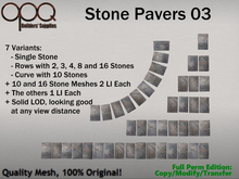 Full Perm Square Pavers - OPQ Stone Pavers 03