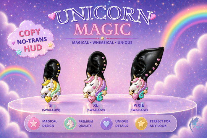 FaeTal - Unicorn Magic - Swallow S. XL & Pixie Female