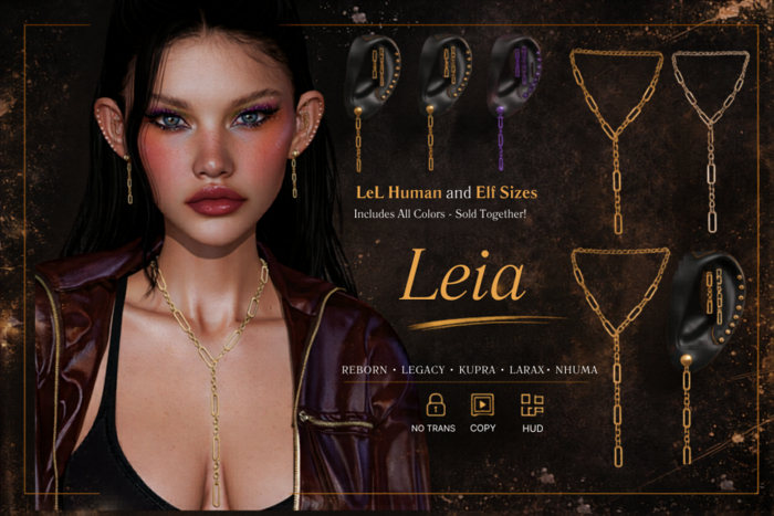 FaeTal - Leia Necklace & LeL Earrings Pack DEMO