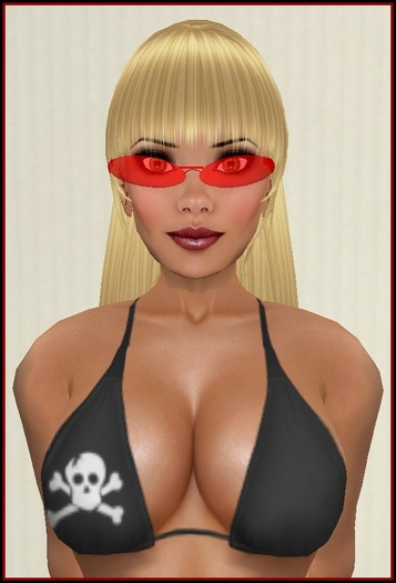 Dark Red Sunglasses