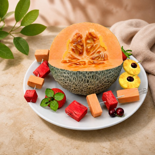 Cantaloupe Fruit Plate