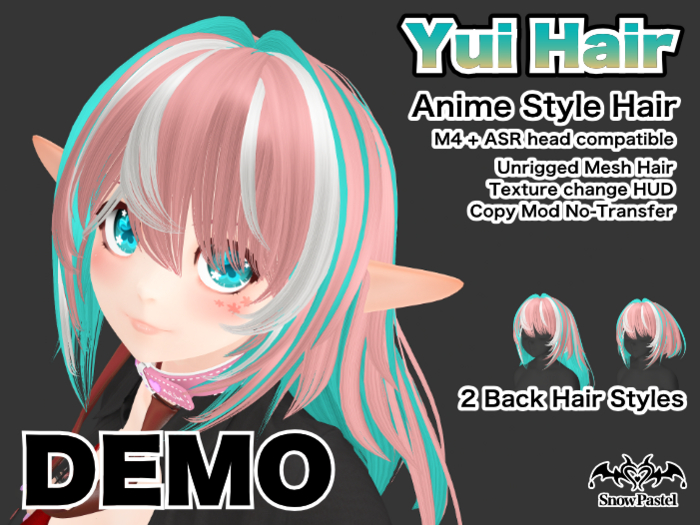 DEMO SnowPastel Yui Hair