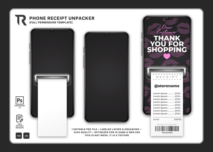 [TR] Phone Receipt HUD